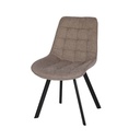Sedia imbottita tortora 87x52x42
