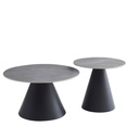 Tavolo salotto rotondo 50x45 H e 70x40 H
