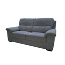 Divano 2 posti grigio scuro 200x90x105 cm