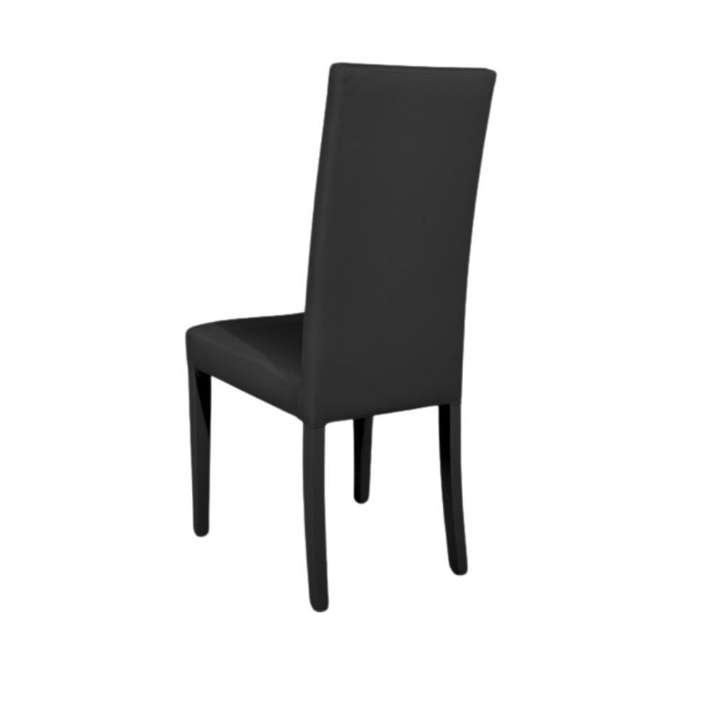 Sedia nera 47x47x101 cm
