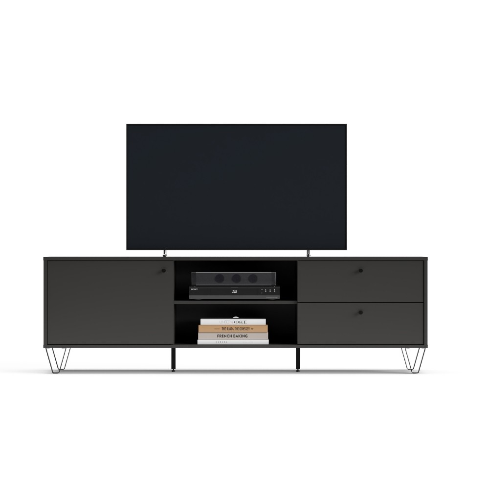Porta tv antracite 182x40x55 cm