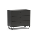 Cassettiera antracite 83.60x40x75.2 cm