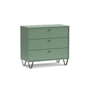 Cassettiera verde 83.6x40x75.2 cm
