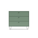 Cassettiera verde 83.6x40x75.2 cm