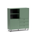 Credenza verde 123.6x40x135.2 cm