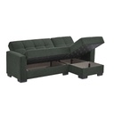 Divano letto con penisola 240x107x99 cm