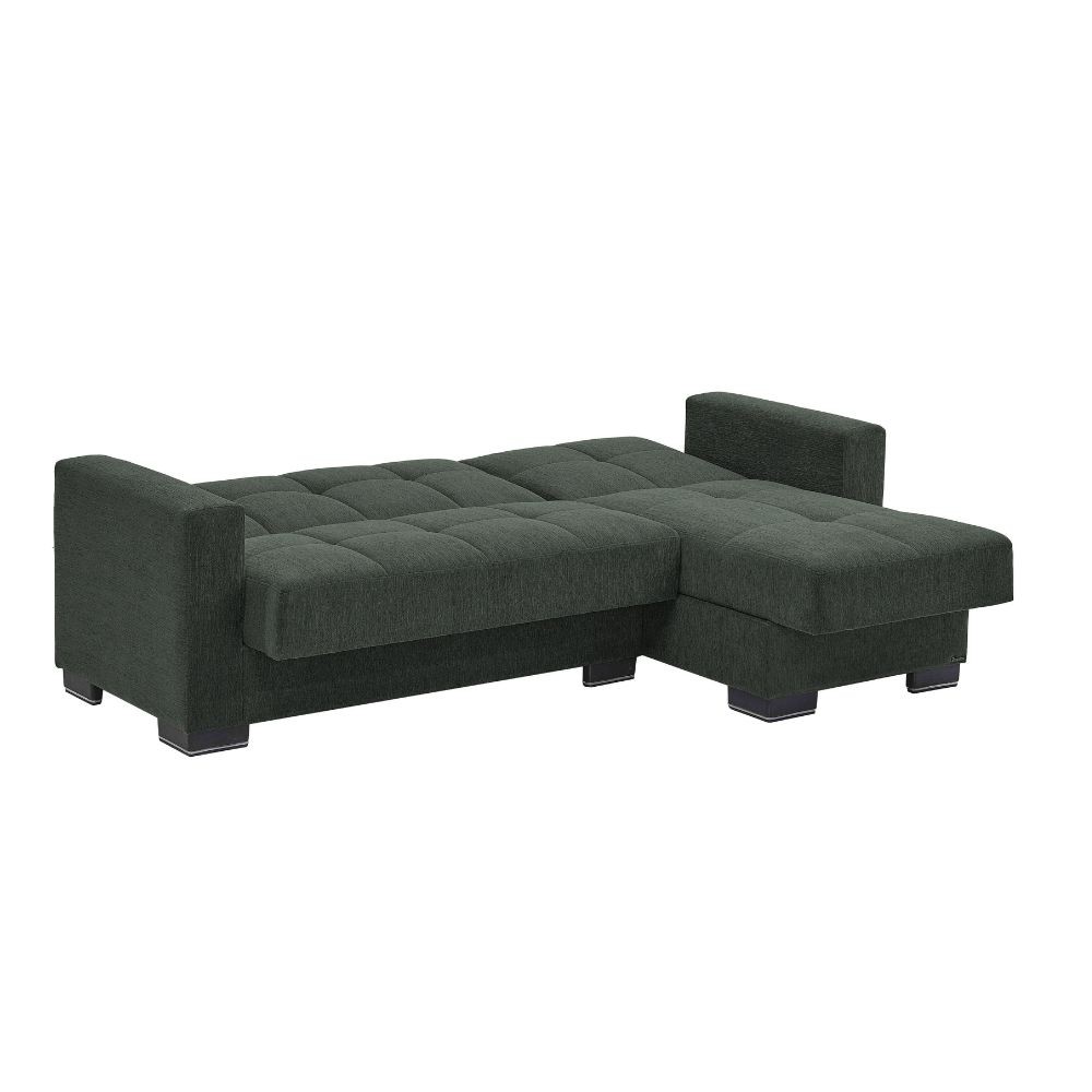 Divano letto con penisola 240x107x99 cm