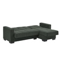 Divano letto con penisola 240x107x99 cm