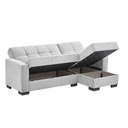 Divano letto con penisola 240x107x99 cm