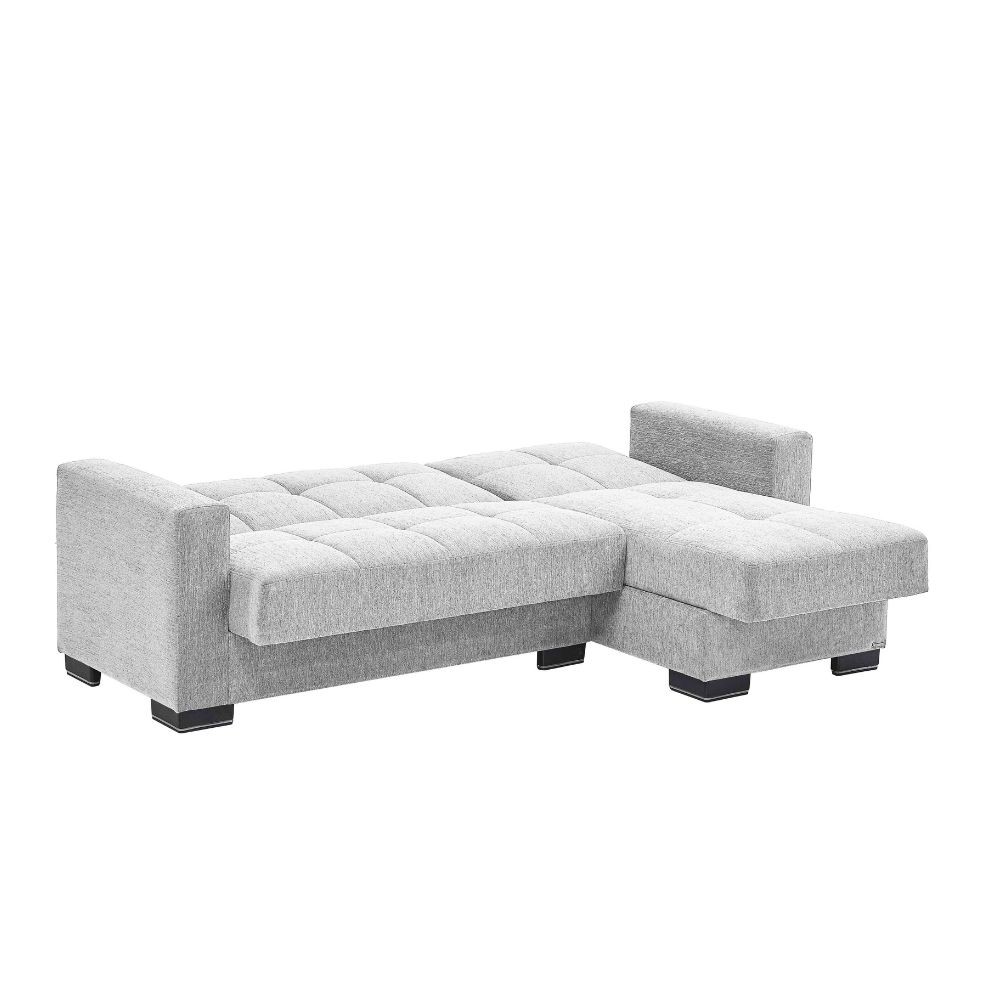 Divano letto con penisola 240x107x99 cm