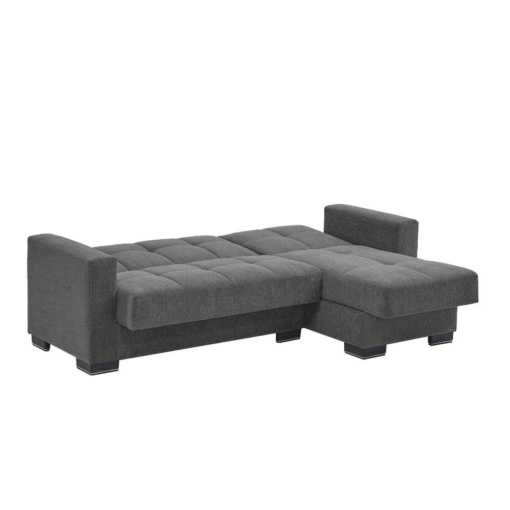 Divano letto con penisola 240x107x99 cm