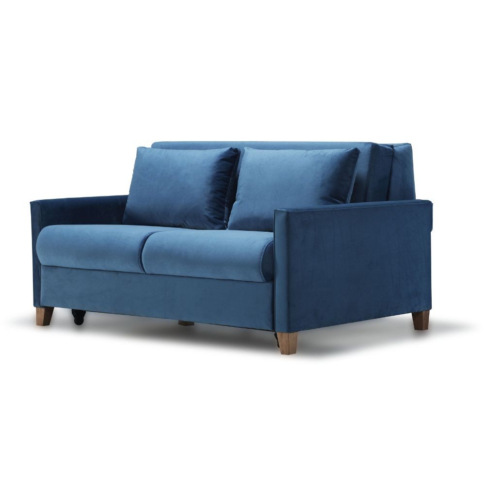 Divano letto azzurro 164x111x90 H cm