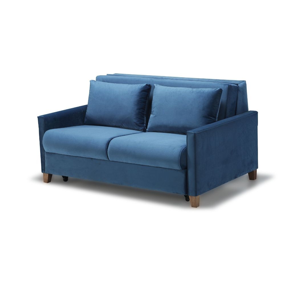 Divano letto azzurro 164x111x90 H cm