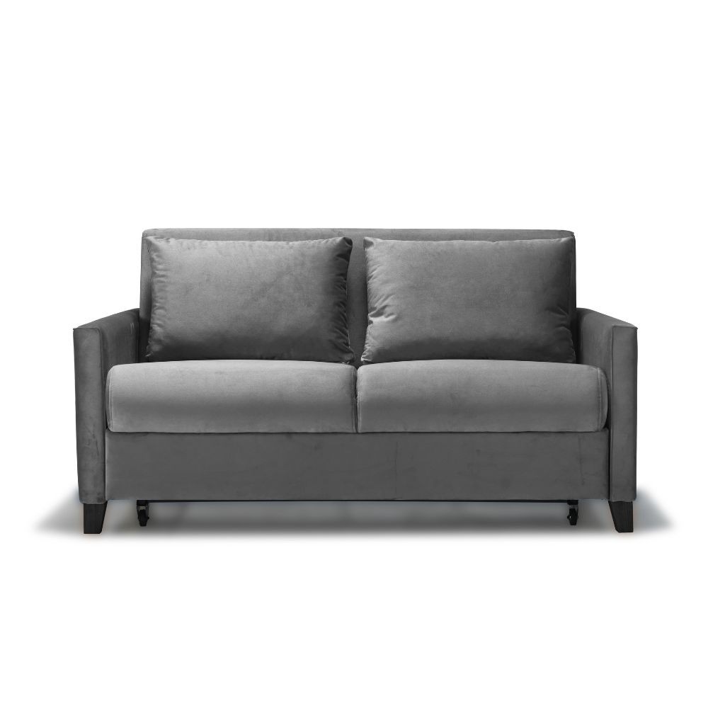 Divano letto grigio 164x111x90 cm