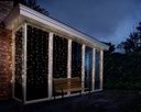 Luci a tenda LED 12 funzioni 225x150 cm