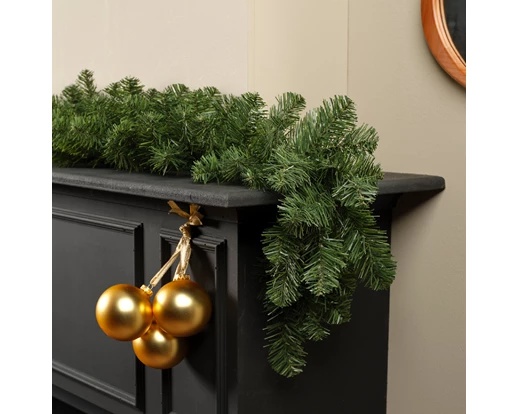 Ghirlanda imperiale verde 270x12 cm