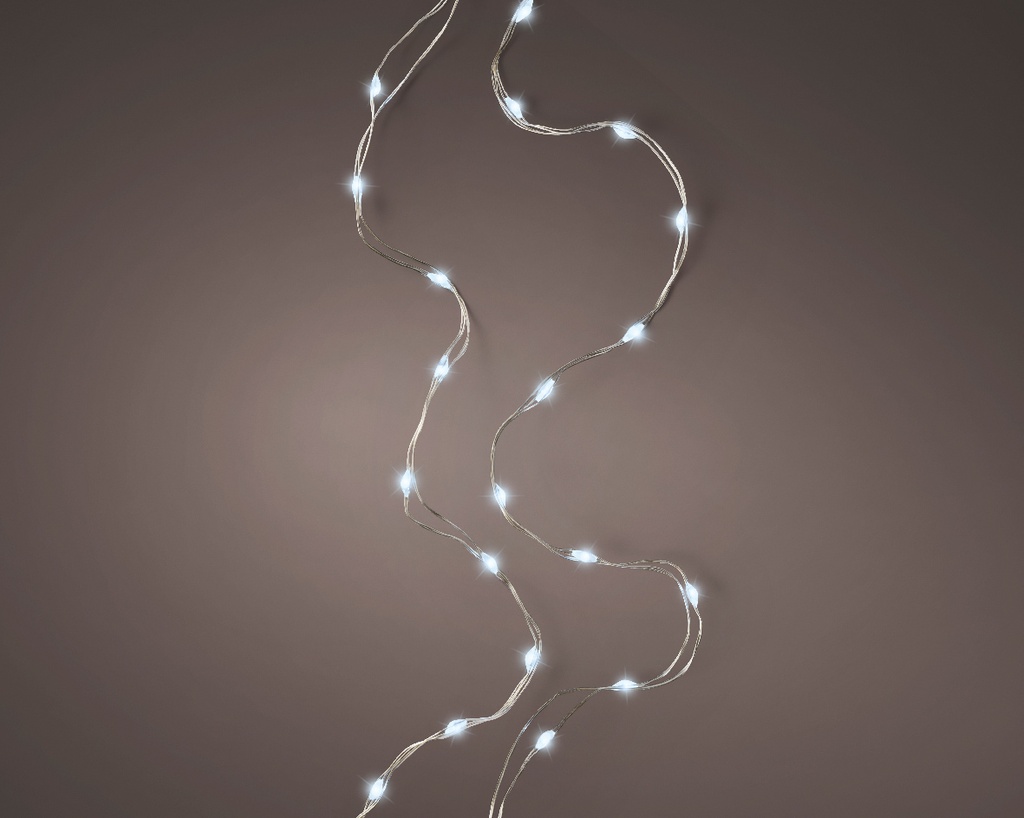 Catena luminosa micro LED 495 cm, 100 LED