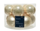 Palline di vetro smaltate opache 6cm x 10 pz