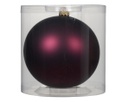Pallina di vetro malva scuro d. 15cm