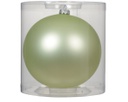 Pallina vetro opaco menta bianca D.15cm