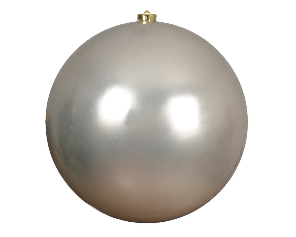 Pallina di Natale perla bianca D 25 cm