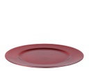 Piatto decorativo rosso metallizzato d. 33 cm