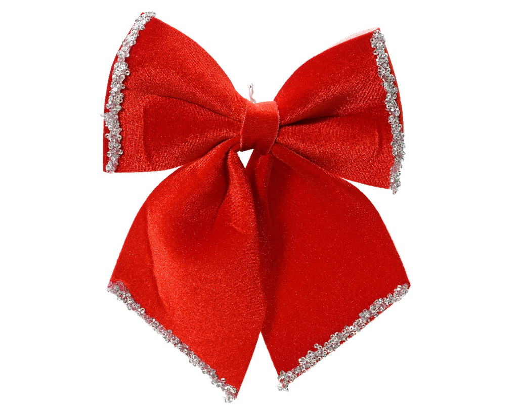 Fiocco rosso natale 20x24 cm