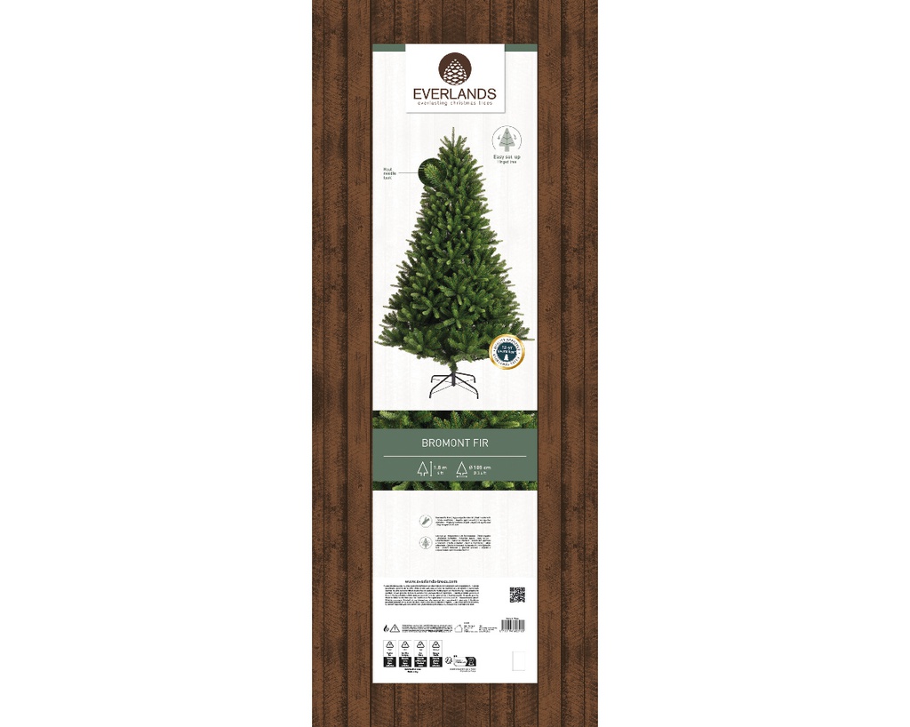 Albero di natale verde 105x180 cm