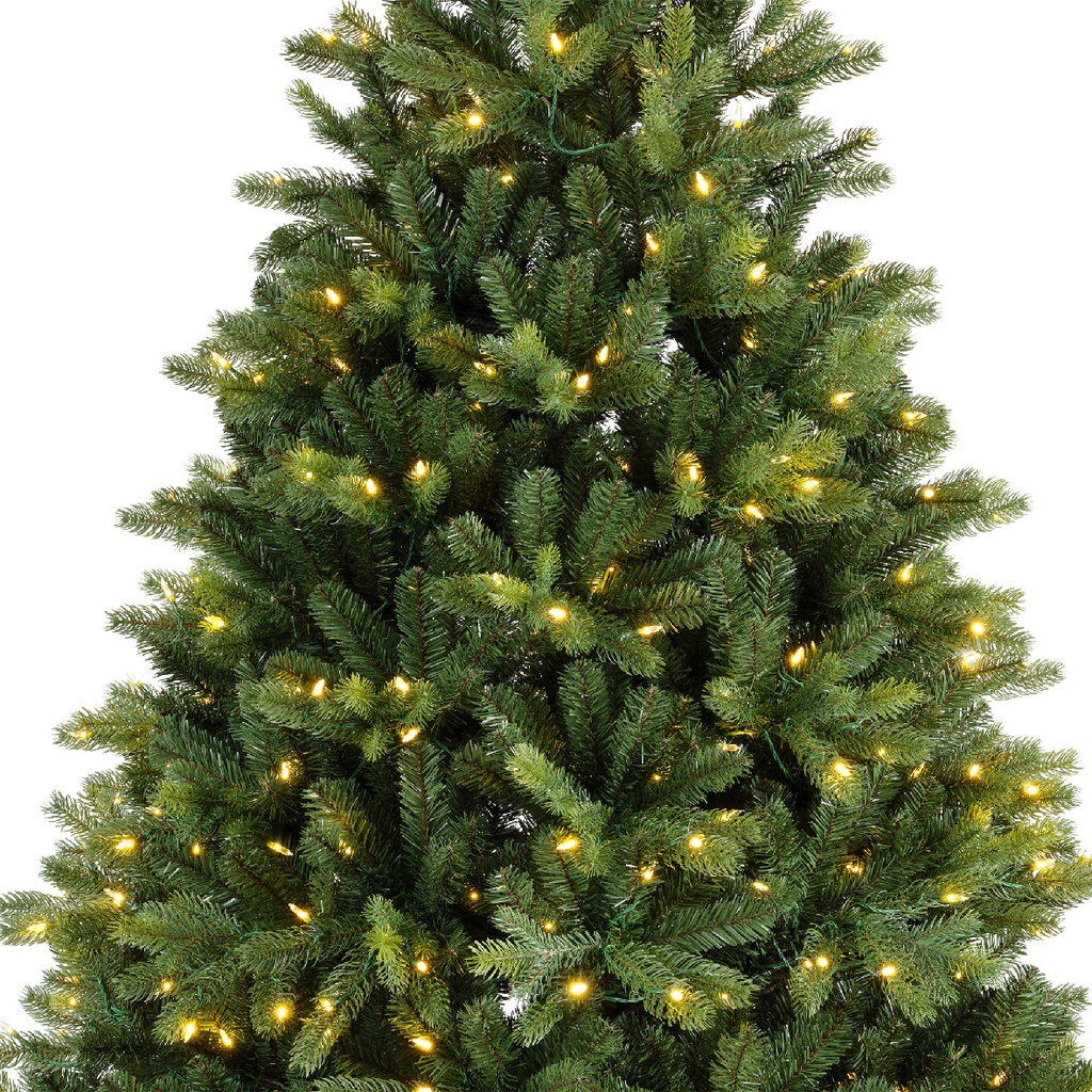 Albero di pino con luci 210x137 cm