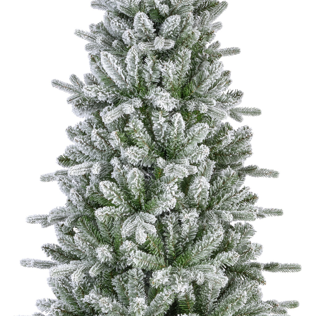 Abete innevato verde/bianco h. 240 cm