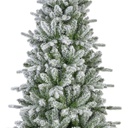 Abete innevato verde/bianco h. 240 cm