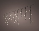 Tenda LED 256 luci 375x60 cm effetto esterno