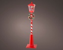 Lanterna LED rossa e bianca h. 180cm
