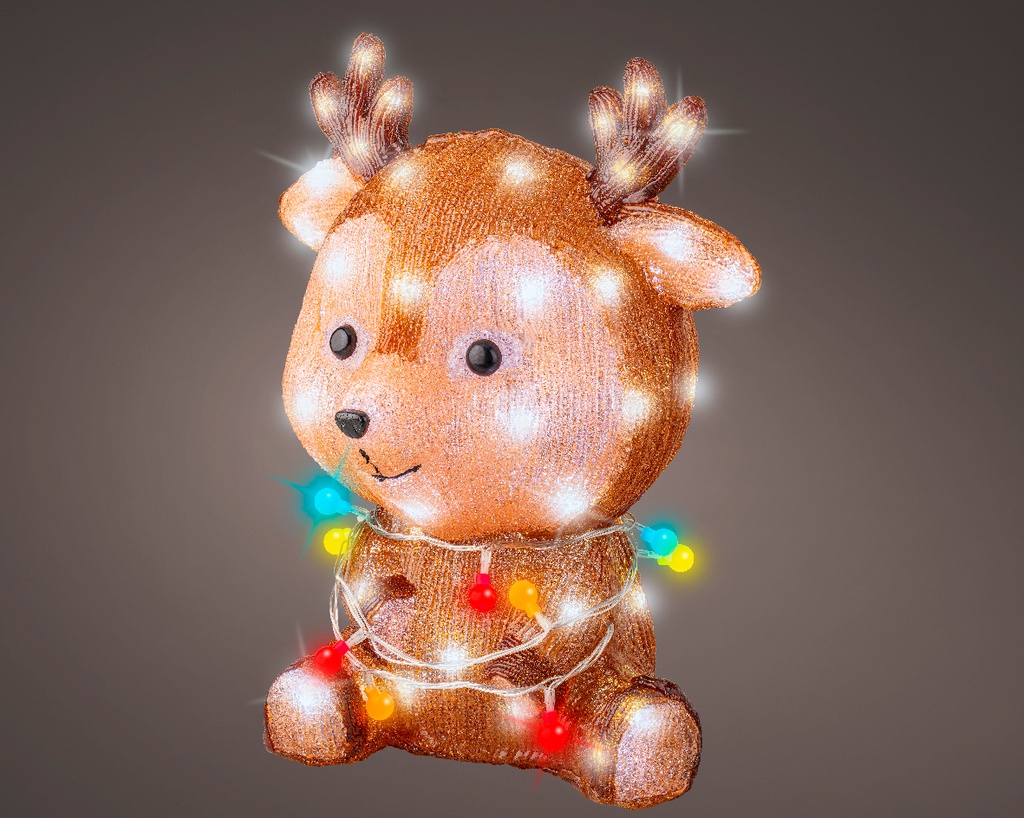 Piccola renna led esterna 25x32x36,5 cm