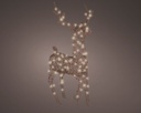 Renna luminosa 96 led 26x86x147 cm