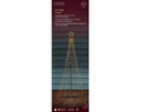 Albero LED cono 100x240 cm, 8 funzioni