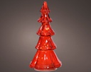 Albero micro LED rosso h. 29,5 cm x 15 cm