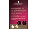 Albero micro LED rosso h. 29,5 cm x 15 cm