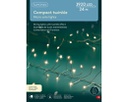 Catena luci LED 24m 1920 led argento/biano caldo
