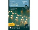 Luci LED fisse extra dense 12m, 756 lampadine
