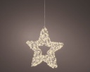 Cornice luce LED 7x38x38 cm argento/bianco caldo