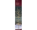 Albero rami micro LED 80x180 cm oro/bianco