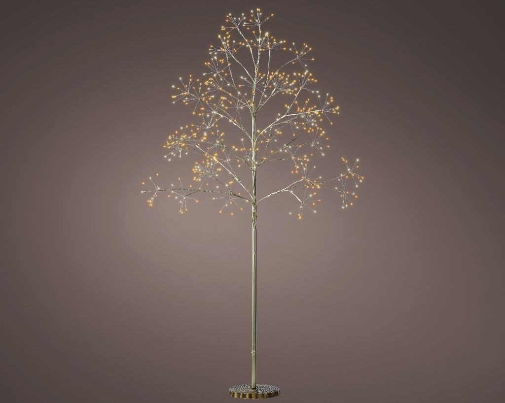 Albero micro led oro/bianco 60x150 cm