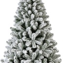 Pino innevato verde e bianco h.180 cm