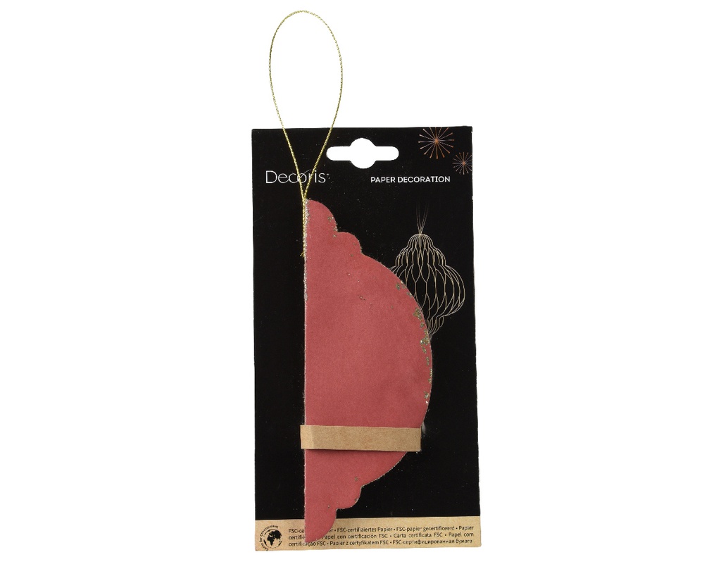 Chiusura magnetica rossa h.15cm dia11.25cm