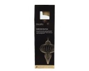 Ornamento carta champagne 24x40cm bordo dipinto