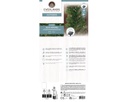 Ghirlanda solare 270x10 cm 80 LED verde/bianco caldo