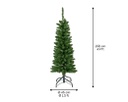 Albero di natale pino verde 45x150 cm