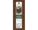 Albero matita pino verde bianco 180cm x 50cm