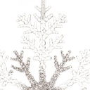 Appendino glitter fiocco di neve 21x0,8 cm